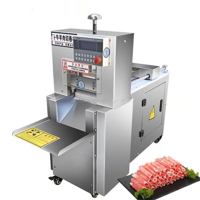 Machines à trancher pour bœuf et mouton congelés dans les usines de transformation alimentaire - Machine à trancher les rouleaux de mouton