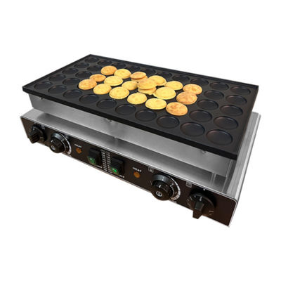 acheter Fabricant professionnel de machines à collations en acier inoxydable Mini Pancke Machine à 50 trous Dorayaki Pancake Maker Machine fabrication en ligne