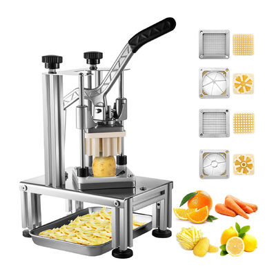 Machine à découper les chips de pommes de terre Portable Machine à découper les pommes de terre Cuisine Cucumber Carrot Strips Sweet Potato Chopper Fries Cutter