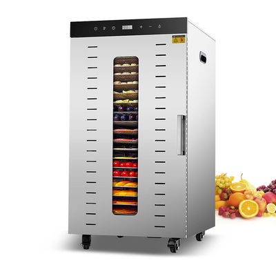 24 plateaux machine de séchage de nourriture en acier inoxydable déshydrateur commercial industriel de nourriture à vendre