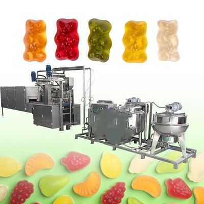 Machine à faire des bonbons gélifie entièrement automatique Machine de transformation des aliments à la gelée gommeuse