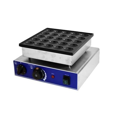 Équipement de collation commerciale 25 trous Machine à muffins électriques Mini Pancake Waffle Maker Pancake Machine