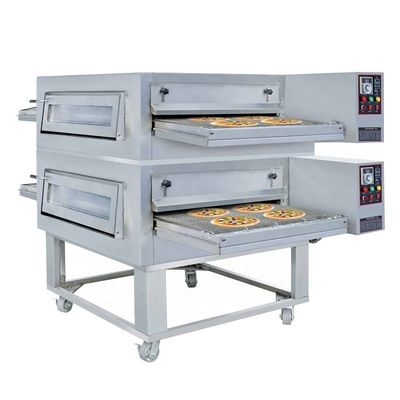 Furon à pizza à bande transporteuse électrique utilisée pour la cuisson de la pizza