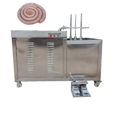 Machine à lavage à double tube machine automatique de remplissage de saucisses de viande de poisson