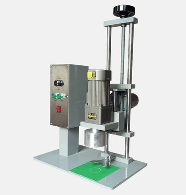 Machine de scellage de boîtes d'étain horizontale semi-automatique Shampooing machine de couverture de bouteille à pulvérisation à déclencheur en plastique