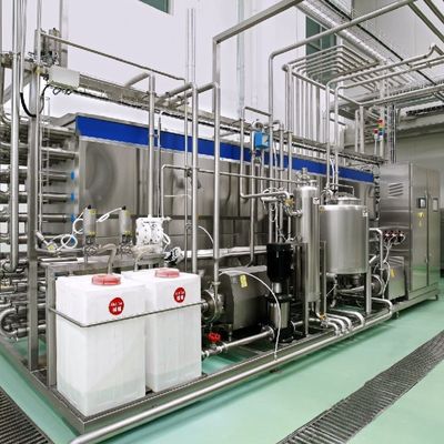 Ligne de transformation du lait pasteurisé 500lph Machines de transformation de produits laitiers embouteillés SUS304 / 316L