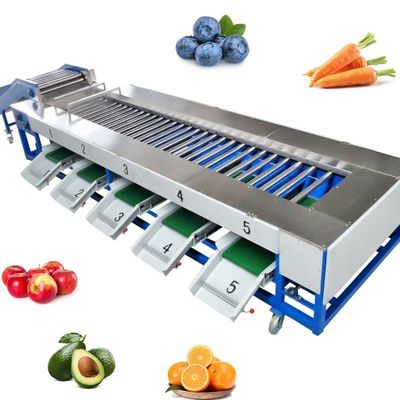 Sélection du poids des fruits Machine de transformation des fruits et légumes pour le tri des fruits