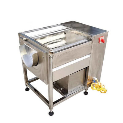 Machine industrielle automatique de lavage et d'épluchage de pommes de terre, gingembre, racine de lotus, papaye et patate douce pour légumes et fruits