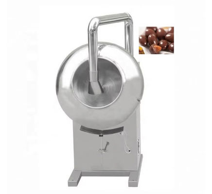 Machine commerciale automatique d'enrobage de bonbons oursons gélifiés, de chocolat et de cacahuètes, pour la vente industrielle