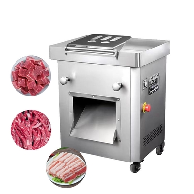 Machine à découper de la viande électrique à haute puissance commerciale Équipement de découpe de poulet à usage domestique Machine à découper de la viande bovine